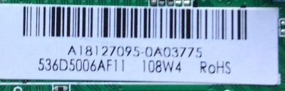 KIT DE TARJETAS PARA TV INSIGNIA / MAIN FUENTE 515Y35539M02 / TP.MS3553.PC906 / 2010049159 / 636D5006AF11 / A18127095-A03775 / T-CON 55.50T15.C07 / 50T15-C03 / 5550T15C07 / PANEL T500HVN07.5 / DISPLAY T500HVN07.5 / MODELO  - Imagen 2